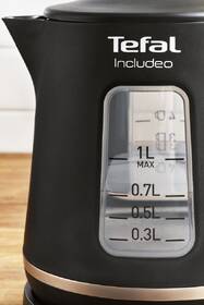 Rychlovarná konvice Tefal Includeo KI533811 černá barva
