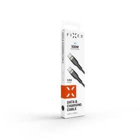 Kabel FIXED USB-C/USB-C s podporou PD, 100W, 1,2m černý

 obrázek produktu 11 z 11