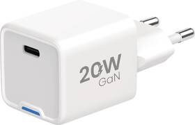 Nabíječka do sítě WG GaN, 1xUSB-C, PD 20W bílá

 obrázek produktu 2 z 2