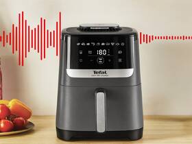 Fritéza horkovzdušná Tefal EY551HE0 Easy Fry Silence XL 5 l šedá barva
