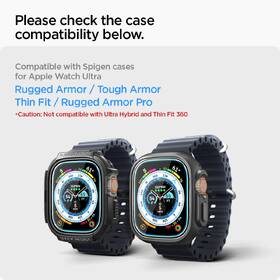 Tvrzené sklo Spigen tR EZ Fit na Apple Watch Ultra 2/Ultra 49mm, (2 ks) 

 obrázek produktu 4 z 5