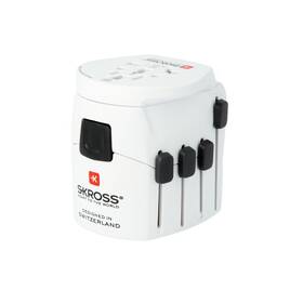 Cestovní adaptér SKROSS World, vč. adaptéru pro ostatní vidlice, univerzální bílý

 obrázek produktu 2 z 9