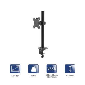Držák Akyga AK-MB-03, single, na monitor, pro úhlopříčky 15" až 32", nosnost 10 kg černý

 obrázek produktu 2 z 2