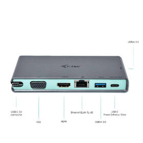 Dokovací stanice i-tec USB-C, 4K HDMI, VGA 

 obrázek produktu 2 z 6