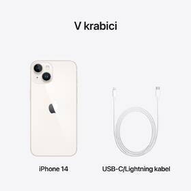 Mobilní telefon Apple iPhone 14 512GB Starlight 

 obrázek produktu 8 z 8
