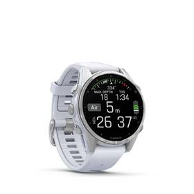 Chytré hodinky Garmin fēnix 8 - 43 mm, AMOLED - Silver / Whitestone Silicone Band 

 obrázek produktu 7 z 13