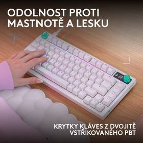 Klávesnice Logitech G316 X 75 - US INT'L layout bílá

 obrázek produktu 13 z 16