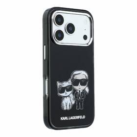Kryt na mobil Karl Lagerfeld PU Semi Wrap Smooth Sketch Bodies Magsafe na Apple iPhone 18 Pro Max černý

 obrázek produktu 4 z 6