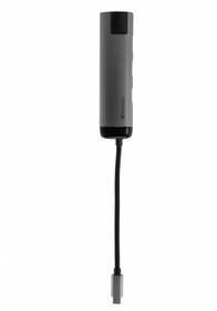 USB Hub Verbatim USB-C/2xUSB 3.0, HDMI, RJ45 šedý

 obrázek produktu 3 z 6