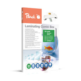 Laminátor Peach 4 in1 Laminating Kit PBP300, set laminátor PL707, řezačka PC100-04, mix folií a zařezávač rožků 

 obrázek produktu 6 z 10