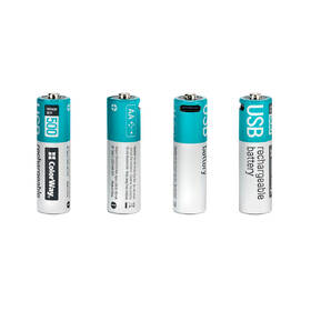 Baterie nabíjecí ColorWay AA 2200mAh, Li-Pol, USB-C, 1.5V, 6ks 

 obrázek produktu 2 z 3
