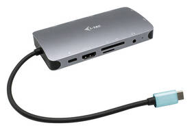 Dokovací stanice i-tec USB-C Metal Nano Dock HDMI/VGA, LAN, PD 100W + Charger 100W (bundle) 

 obrázek produktu 1 z 7