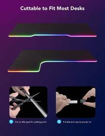 LED pásek Govee Neon RGBIC, LED podsvícení pro stůl, 3 m bílý

 obrázek produktu 4 z 7