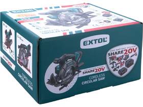Okružní pila EXTOL 8791822 (s baterií) 

 obrázek produktu 6 z 6