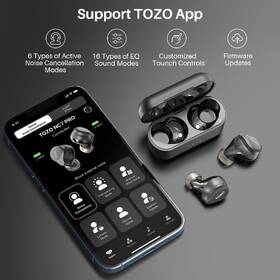 Sluchátka TOZO NC7 Pro černá

 obrázek produktu 3 z 10