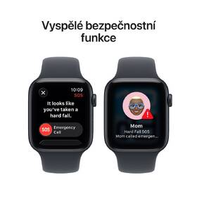 Chytré hodinky Apple GPS 44mm temně inkoustový hliník - temně inkoustový sportovní řemínek -  S/M 

 obrázek produktu 6 z 7