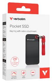 SSD externí Verbatim Pocket SSD 256GB černý/červený

 obrázek produktu 3 z 9