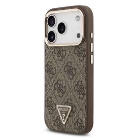 Kryt na mobil Guess 4G Strass Triangle Logo Gold Frame MagSafe na Apple iPhone 18 Pro hnědý

 obrázek produktu 1 z 6