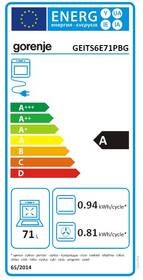 Indukční sporák Gorenje GEITS6E71PBG nerez
