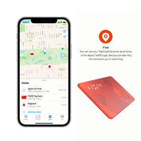 Lokátor FIXED Tag Card s podporou Find My, bezdrátové nabíjení oranžový

 obrázek produktu 5 z 9
