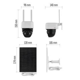 IP kamera EMOS GOSMART venkovní, Wi-Fi IP-1200 WASP 5MPX bílá

 obrázek produktu 11 z 18