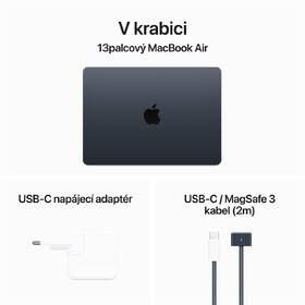 Notebook Apple MacBook Air 13" M3 8-GPU 8GB 256GB - Midnight CZ 

 obrázek produktu 8 z 8