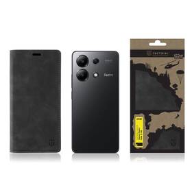 Pouzdro na mobil flipové Tactical Xproof na Xiaomi Redmi Note 13 4G černá barva
