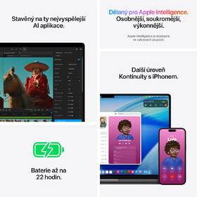 Notebook Apple 16" M5 Max 18× CPU 40× GPU, 48 GB, 2 TB - vesmírně černý CZ 

 obrázek produktu 7 z 8