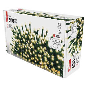 Vánoční osvětlení EMOS 600 LED rampouchy, 10 m, venkovní i vnitřní, teplá bílá, programy 

 obrázek produktu 10 z 10