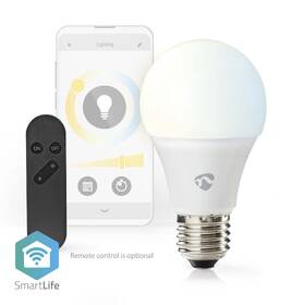 Chytrá žárovka Nedis SmartLife klasik, Wi-Fi, E27, 806 lm, 9 W, Teplá - studená bílá 

 obrázek produktu 4 z 7
