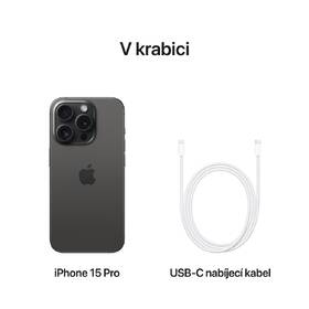 Mobilní telefon Apple iPhone 15 Pro 128GB Black Titanium 

 obrázek produktu 7 z 8