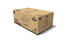 Gril zahradní na dřevěné uhlí G21 Panama BBQ černá barva
