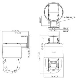 IP kamera HiLook PTZ-N2C200C-DE(F0)(O-STD) bílá barva
