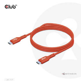 Kabel Club3D USB-C 240W, 1m červený

 obrázek produktu 1 z 4