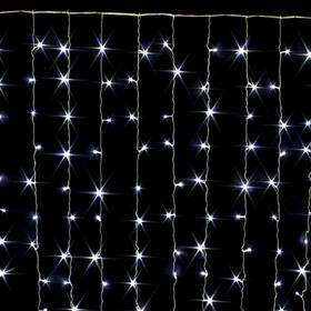 Vánoční osvětlení ColorWay vnitřní, 300 LED, 3× 3m, 220–240V AC, studená bílá 

 obrázek produktu 5 z 18