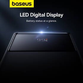 Powerbanka Baseus Star-Lord 10000mAh 30W 2xUSB/2xUSB-C černá barva
