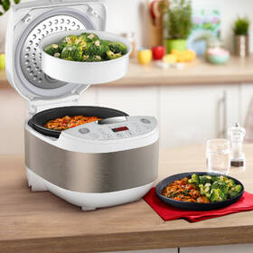 Multifunkční hrnec Tefal RK6221E1 Simplycook plus, 4 l stříbrný/bílý

 obrázek produktu 10 z 12