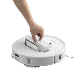 Robotický vysavač Roborock Qrevo Curv 5A1 bílá barva
