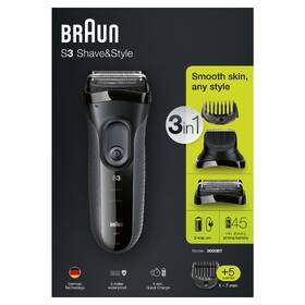 Holicí strojek Braun 3000BT černý

 obrázek produktu 6 z 7