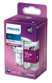 Žárovka LED Philips bodová, 3,5W, GU10, studená bílá 

 obrázek produktu 2 z 2