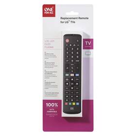 Dálkový ovladač One For All pro TV LG černý

 obrázek produktu 4 z 4