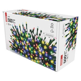 Vánoční osvětlení EMOS 500 LED řetěz, 50 m, venkovní i vnitřní, multicolor, časovač 

 obrázek produktu 8 z 8