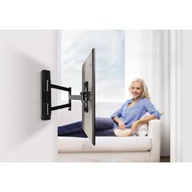 Držák TV Hama výklopný, pro úhlopříčky 19" až 48", nosnost 25 kg černý

 obrázek produktu 11 z 13
