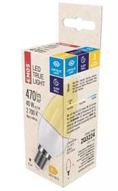 Žárovka LED EMOS True Light, svíčka, 4,2W, E14, teplá bílá 

 obrázek produktu 2 z 2