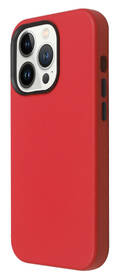 Kryt na mobil RhinoTech MAGcase Eco s podporou MagSafe na Apple iPhone 14 červená barva
