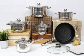 Sada hrnců Blaumann Jumbo Gourmet line BL-3167, 12 ks nerez

 obrázek produktu 3 z 5