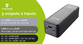 Powerbanka Viking PN-964PD 27000 mAh šedá

 obrázek produktu 6 z 8