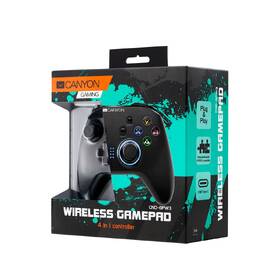 Gamepad Canyon CND-GPW3 4v1 pro Nintendo Switch, Android, PC, PS3 černý

 obrázek produktu 3 z 3