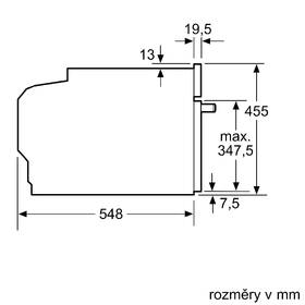 Kompaktní trouba Bosch CMG7241B1 černá barva
