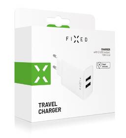 Nabíječka do sítě FIXED 2x USB, 15W Smart Rapid Charge bílá

 obrázek produktu 2 z 2